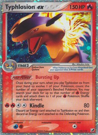 Typhlosion ex 110/115 - Holofoil Unseen Forces