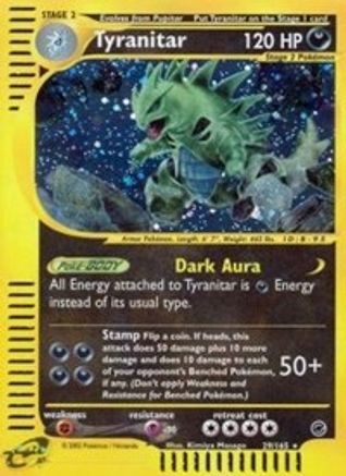 Tyranitar 029/165 - Holofoil Expedition