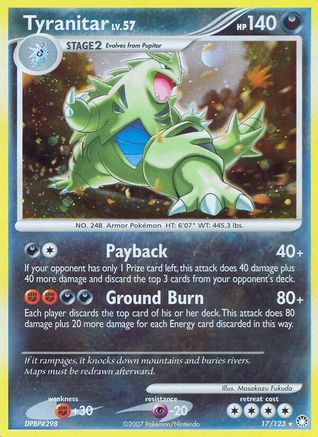 Tyranitar 017/123  - Holofoil Mysterious Treasures