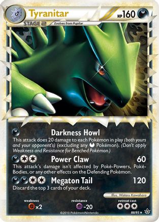 Tyranitar (Prime) 088/95  - Holofoil Unleashed