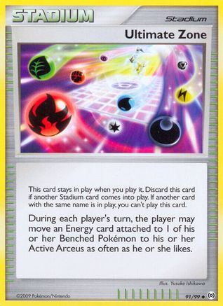 Ultimate Zone 091/99  - Reverse Holofoil Arceus
