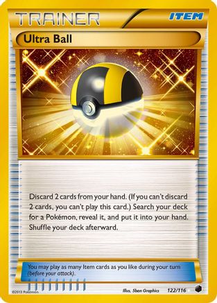 Ultra Ball 122/116  - Holofoil Plasma Freeze