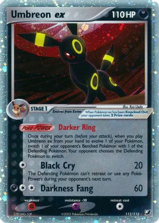 Umbreon ex 112/115 - Holofoil Unseen Forces