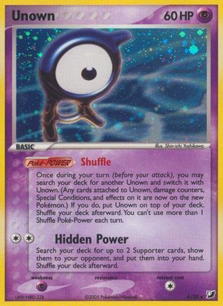 Unown (A) A/115 - Holofoil Unseen Forces