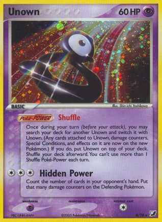 Unown (B) B/115 - Holofoil Unseen Forces
