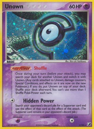 Unown (C) C/115 - Holofoil Unseen Forces