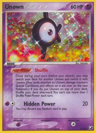 Unown (K) K/115 - Holofoil Unseen Forces