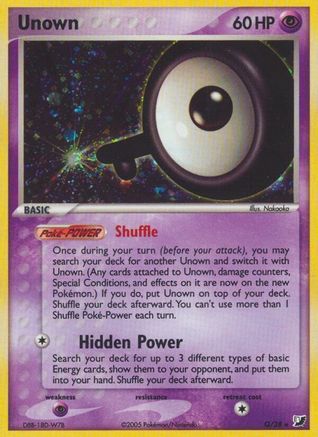 Unown (Q) Q/115 - Holofoil Unseen Forces