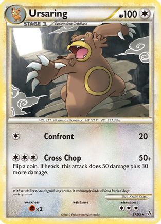 Ursaring 027/95  - Reverse Holofoil Unleashed