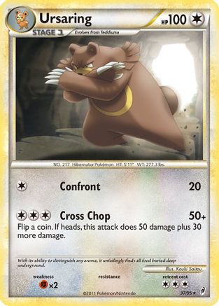 Ursaring 037/95  - Reverse Holofoil Call of Legends