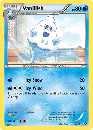 Vanillish 032/99  - Reverse Holofoil Next Destinies