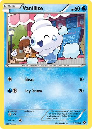 Vanillite 031/99  - Reverse Holofoil Next Destinies