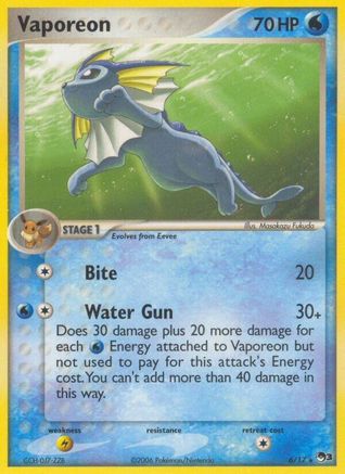 Vaporeon 006/017  POP Series 3