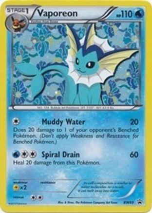 Vaporeon BW89  - Holofoil Black and White Promos