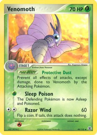 Venomoth 049/112 FireRed & LeafGreen