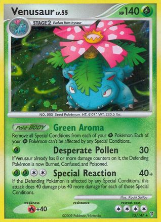 Venusaur 013/147  - Holofoil Supreme Victors