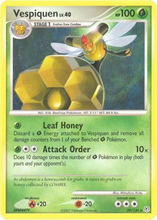 Vespiquen 039/130  - Reverse Holofoil Diamond and Pearl