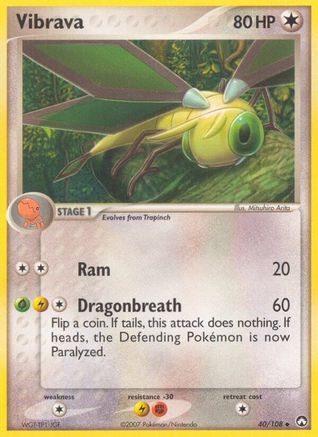 Vibrava 040/108 - Reverse Holofoil Power Keepers