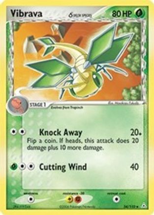 Vibrava (Delta Species) 054/110 - Reverse Holofoil Holon Phantoms