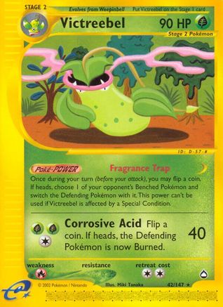 Victreebel 042/147 - Reverse Holofoil Aquapolis