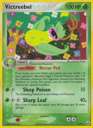 Victreebel 013/92 - Reverse Holofoil Legend Maker