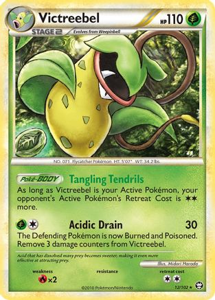 Victreebel 012/102 - Reverse Holofoil Triumphant