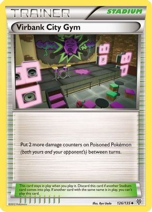 Virbank City Gym 126/135  - Reverse Holofoil Plasma Storm
