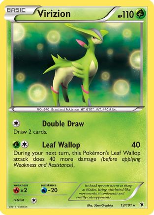 Virizion 013/101  - Reverse Holofoil Noble Victories