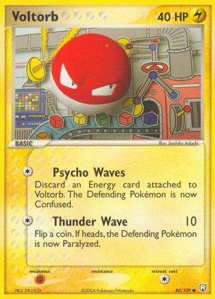 Voltorb 080/109 - Reverse Holofoil Team Rocket Returns