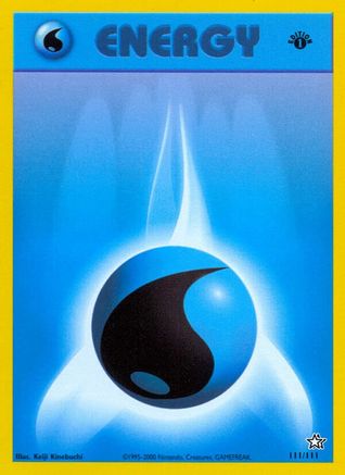 Water Energy 111/111 - 1st Edition Neo Genesis