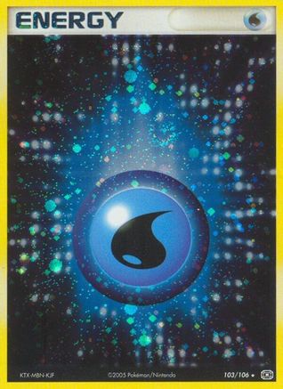 Water Energy 103/106 - Holofoil Emerald