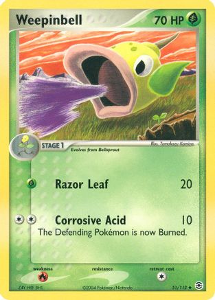 Weepinbell 051/112 FireRed & LeafGreen
