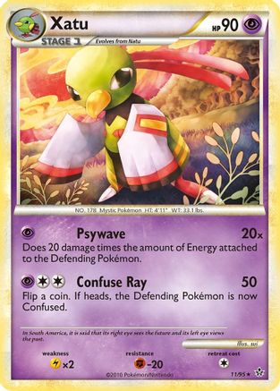 Xatu 011/95  - Reverse Holofoil Unleashed