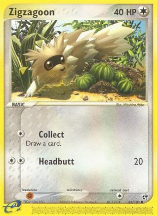 Zigzagoon 085/100 - Reverse Holofoil Sandstorm