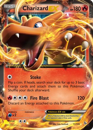 Charizard EX 011/106  - Holofoil XY  Flashfire