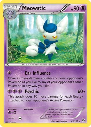 Meowstic 043 - XY  Flashfire