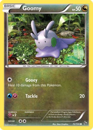 Goomy 072/106  - Reverse Holofoil XY  Flashfire