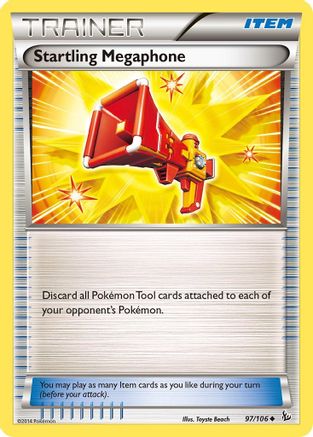 Startling Megaphone 097/106  - Reverse Holofoil XY  Flashfire