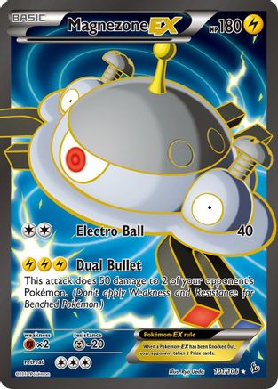 Magnezone EX (Full Art) 101  - Holofoil XY  Flashfire
