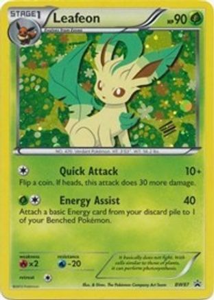 Leafeon BW87  - Holofoil Black and White Promos