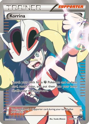 Korrina (Full Art) 111/111  - Holofoil XY  Furious Fists