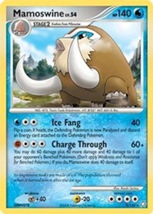 Mamoswine (DP Legends Awakened) 009/146  Deck Exclusives