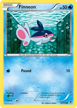 Finneon 018/119  - Reverse Holofoil XY  Phantom Forces