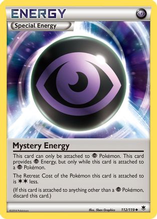 Mystery Energy 112/119  - Reverse Holofoil XY  Phantom Forces