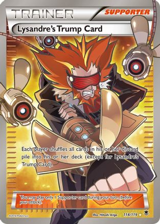 Lysandre's Trump Card (Full Art) 118/119  - Holofoil XY  Phantom Forces