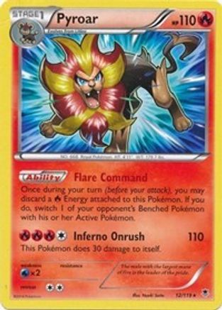 Pyroar (XY Phantom Forces) 012/119  Deck Exclusives