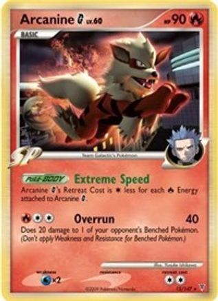 Arcanine G 015/147  - Holofoil Deck Exclusives