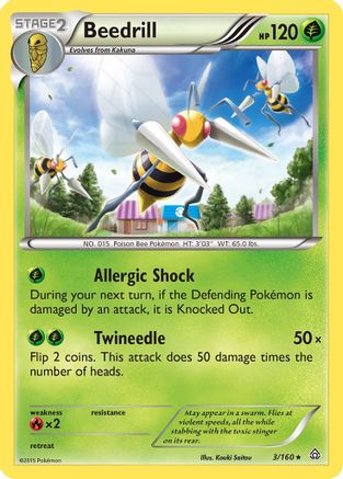 Beedrill 003/160  XY  Primal Clash