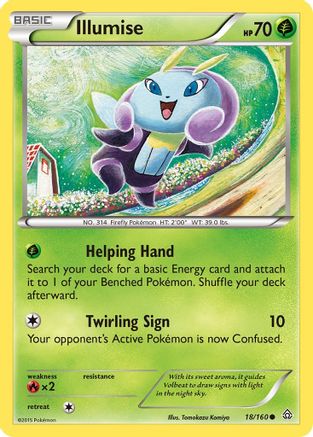 Illumise 018/160  - Reverse Holofoil XY  Primal Clash