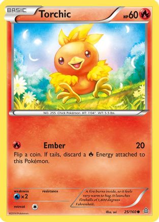 Torchic 025/160  - Reverse Holofoil XY  Primal Clash